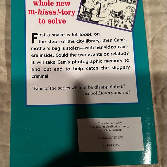 Cam Jansen and the scary snake mystery - Picture 9 of 9